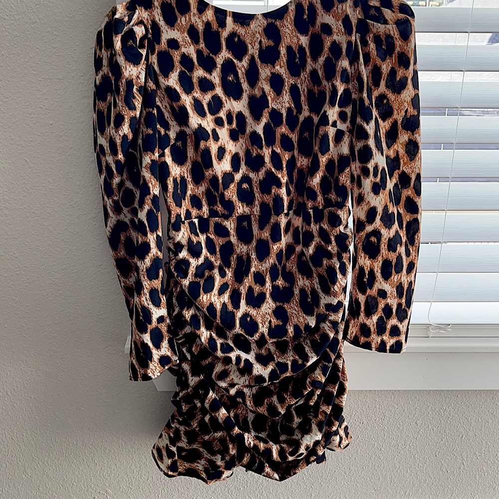 Animal print dress